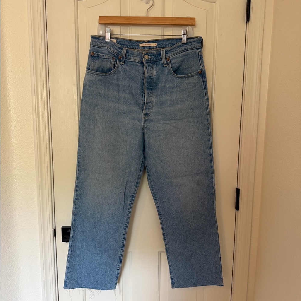 LEVIS RIBCAGE ANKLE STRAIGHT - SIZE 31